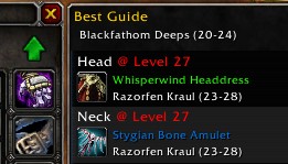 New Gear Finder Feature (WoW Classic)