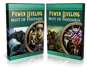 alliance leveling guide and horde leveling guide dvd cover mist of pandaria, mop